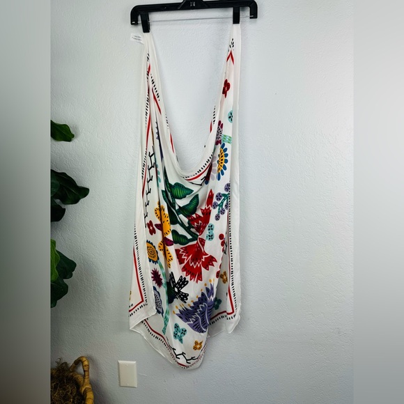 New Double D Ranch “Nina” Bright Color Floral Scarf - Picture 4 of 8